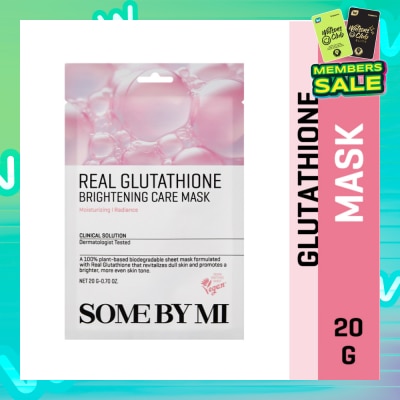 SOME BY MI Real Glutathione Brightening Care Sheet Mask (To Clear Skin Tone & Brightening) 1s