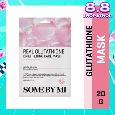 SOME BY MI Real Glutathione Brightening Care Sheet Mask (To Clear Skin Tone & Brightening) 1s