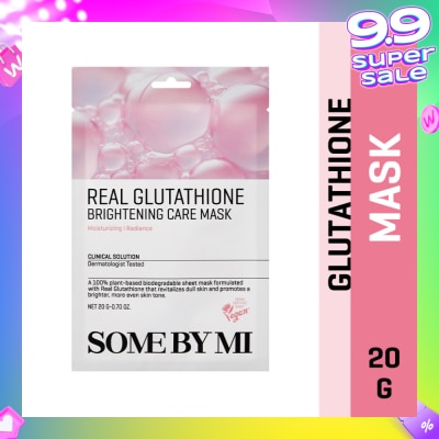 SOME BY MI Real Glutathione Brightening Care Sheet Mask (To Clear Skin Tone & Brightening) 1s