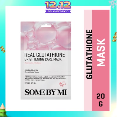 SOME BY MI Real Glutathione Brightening Care Sheet Mask (To Clear Skin Tone & Brightening) 1s