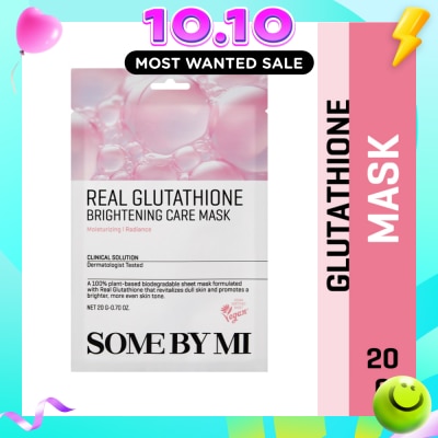 SOME BY MI Real Glutathione Brightening Care Sheet Mask (To Clear Skin Tone & Brightening) 1s image