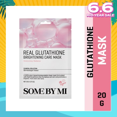 SOME BY MI Real Glutathione Brightening Care Sheet Mask (To Clear Skin Tone & Brightening) 1s
