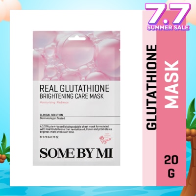 SOME BY MI Real Glutathione Brightening Care Sheet Mask (To Clear Skin Tone & Brightening) 1s