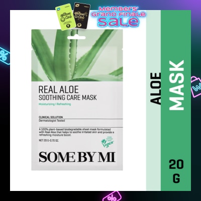 SOME BY MI Real Aloe Soothing Care Sheet Mask (To Nourish & Soothing Irritated Skin) 1s