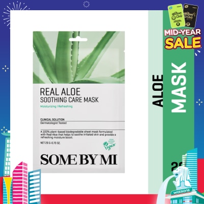 SOME BY MI Real Aloe Soothing Care Sheet Mask (To Nourish & Soothing Irritated Skin) 1s