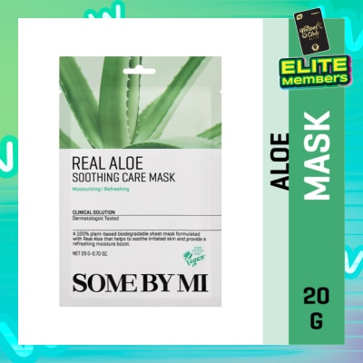 SOME BY MI Real Aloe Soothing Care Sheet Mask (To Nourish & Soothing Irritated Skin) 1s