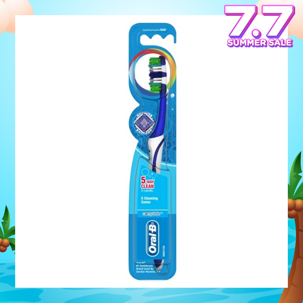 Oral-B Complete 5-Way Clean (Medium) Manual Toothbrush 1 Count