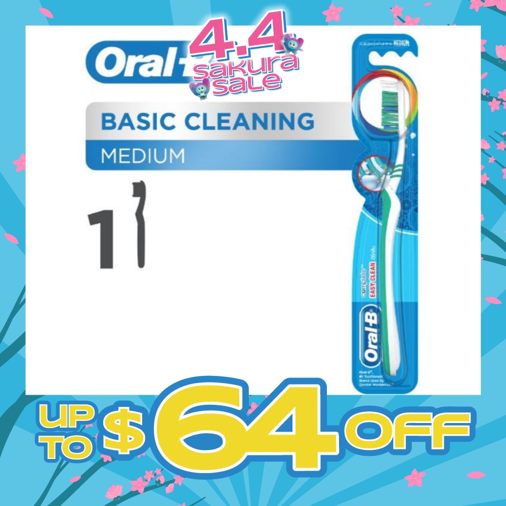 Complete Easy Clean (Medium) Manual Toothbrush 1 Count