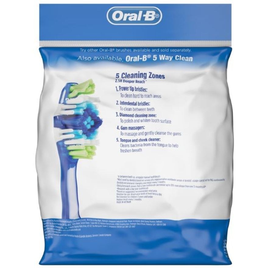 Complete Easy Clean (Soft) Manual Toothbrush 5 Count - PolyBag