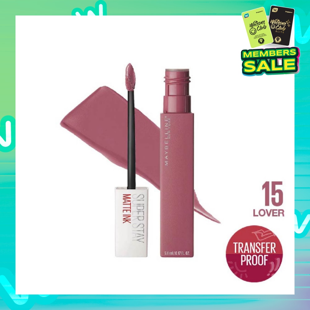 Superstay Matte Ink Long Lasting Liquid Lipstick 15 Lover 5ml