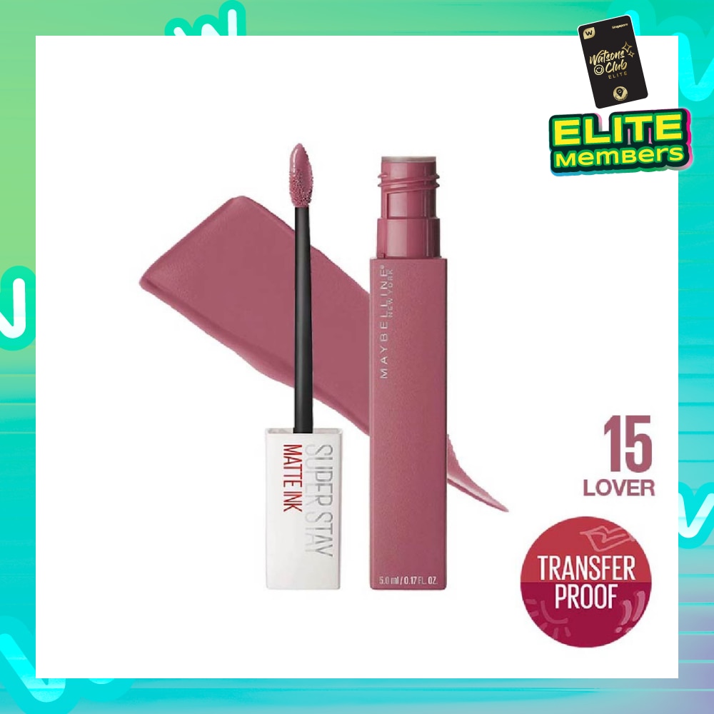 Superstay Matte Ink Long Lasting Liquid Lipstick 15 Lover 5ml