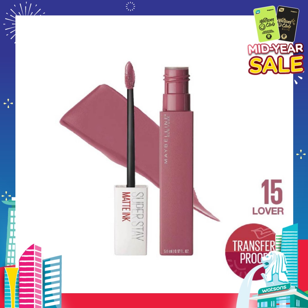 Superstay Matte Ink Long Lasting Liquid Lipstick 15 Lover 5ml