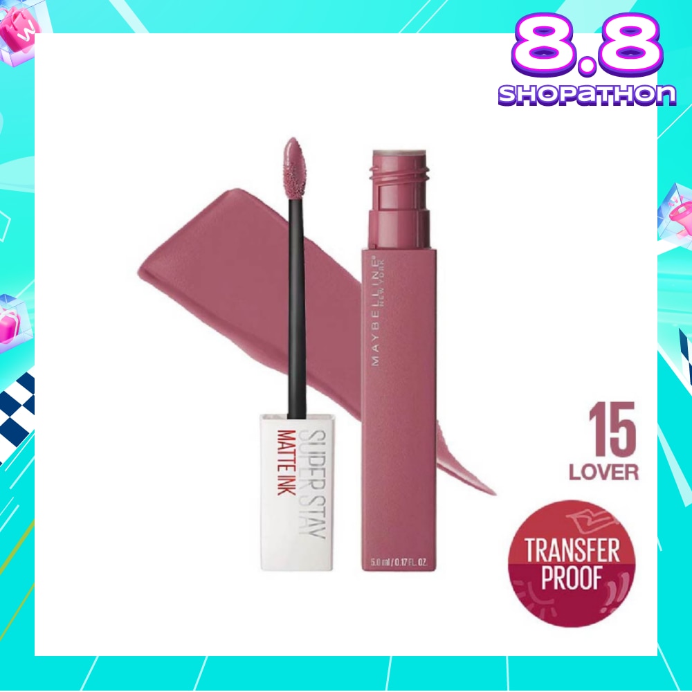 Superstay Matte Ink Long Lasting Liquid Lipstick 15 Lover 5ml