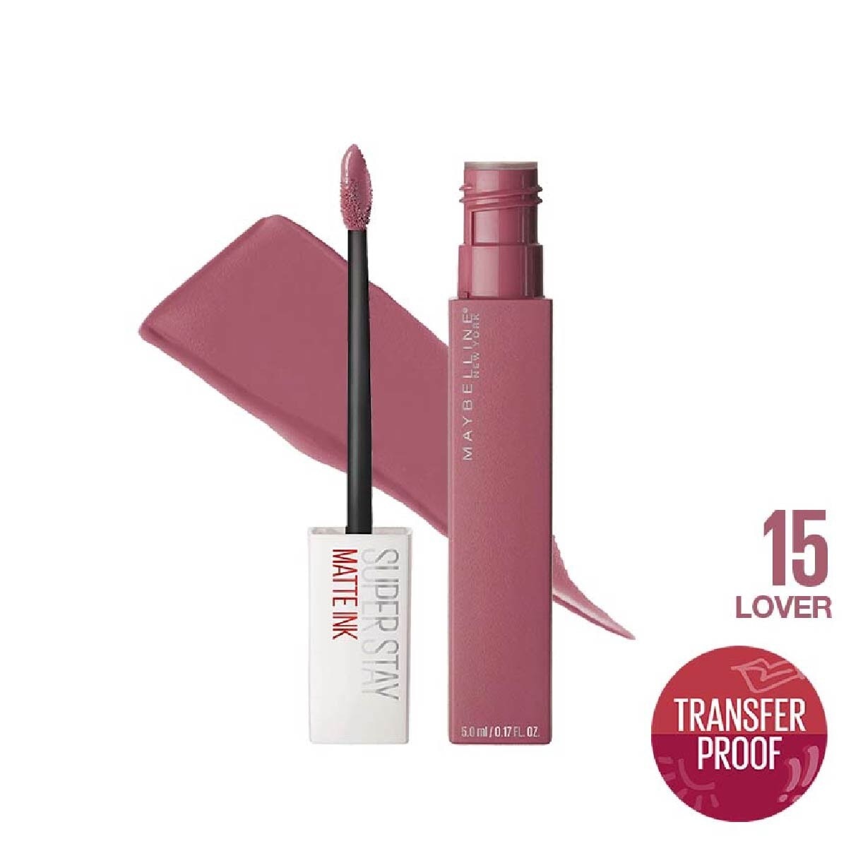 MAYBELLINE Superstay Matte Ink Long Lasting Liquid Lipstick 15 Lover 5ml