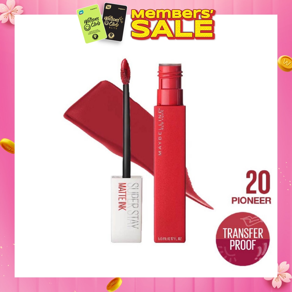 MAYBELLINE Superstay Matte Ink Long Lasting Liquid Lipstick 20 Pioneer 5ml