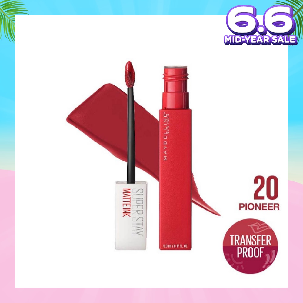 MAYBELLINE Superstay Matte Ink Long Lasting Liquid Lipstick 20 Pioneer 5ml