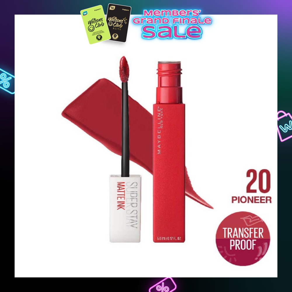 MAYBELLINE Superstay Matte Ink Long Lasting Liquid Lipstick 20 Pioneer 5ml
