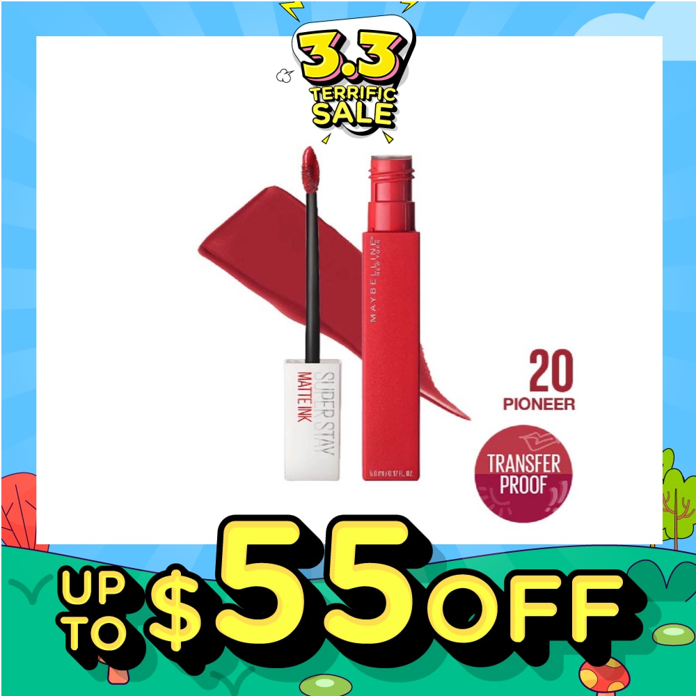 MAYBELLINE Superstay Matte Ink Long Lasting Liquid Lipstick 20 Pioneer 5ml