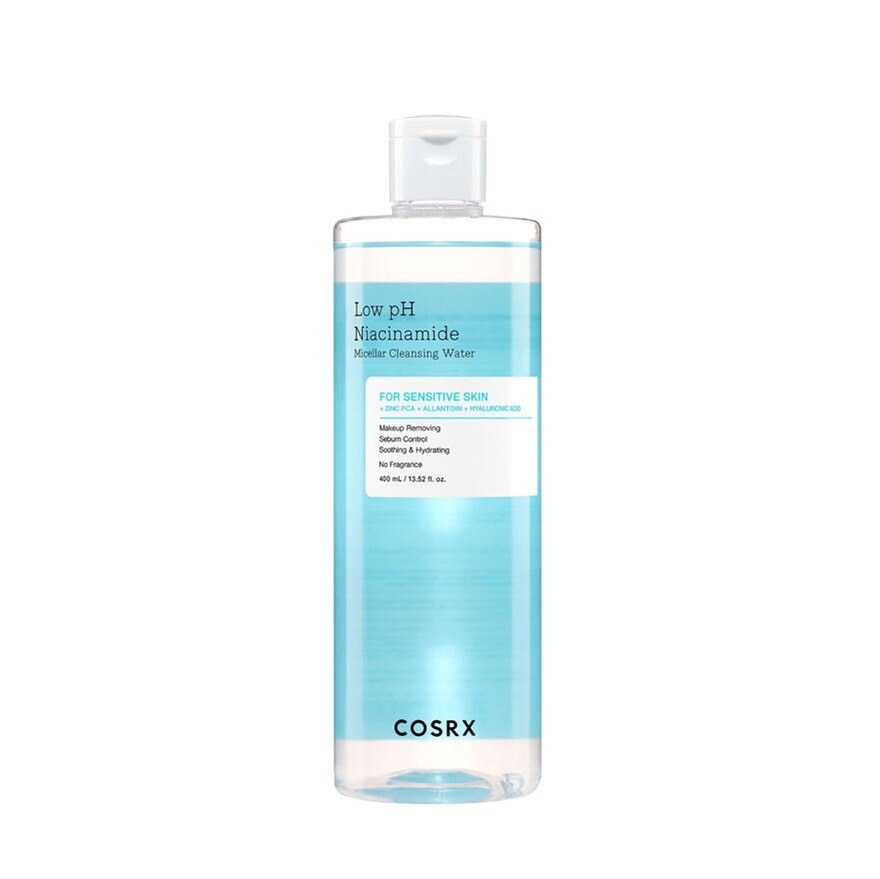 COSRX Low pH Niacinamide Micellar Cleansing Water (For Sensitive Skin) 400ml