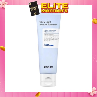 COSRX Ultra-Light Invisible Sunscreen SPF50 PA++++ 50ml