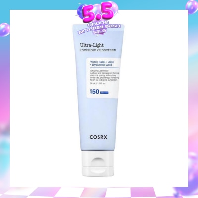 COSRX - Ultra-Light Invisible Sunscreen SPF50 PA++++ 50ml