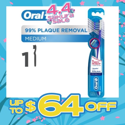 ORAL-B - Pro-Health 7 Benefits (Medium) Manual Toothbrush 1 Count