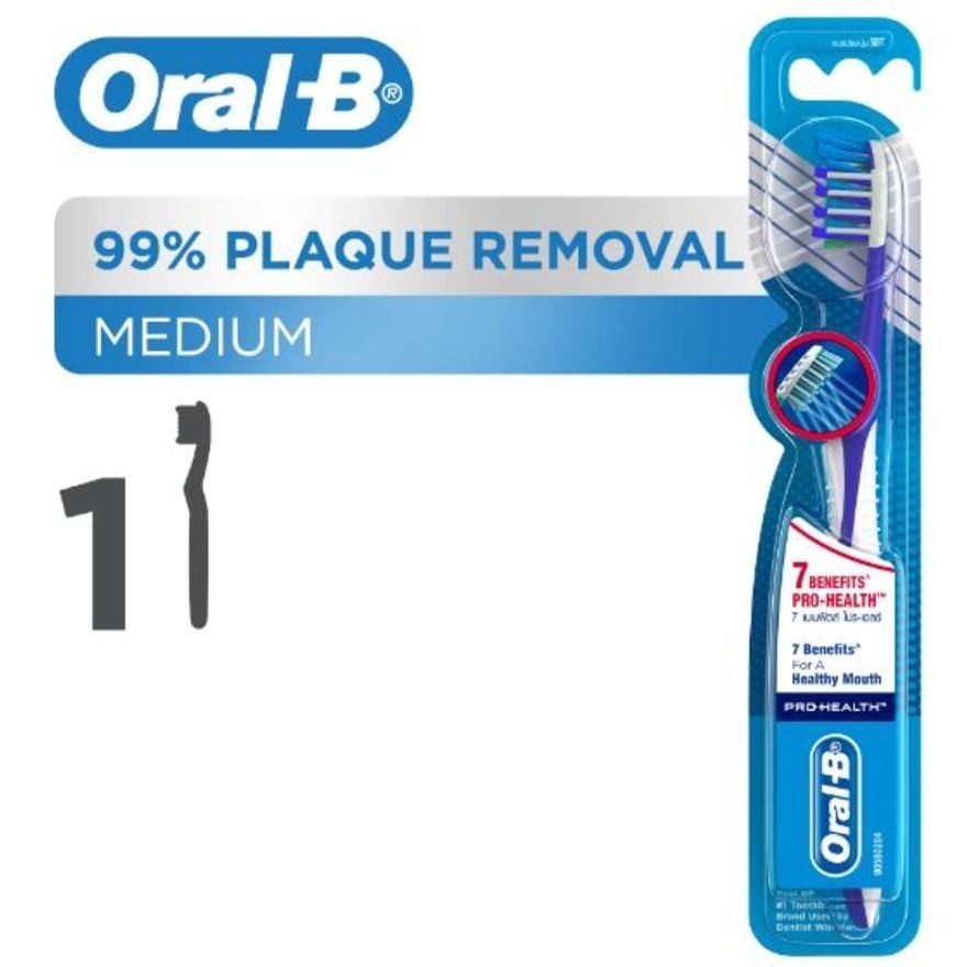 Pro-Health 7 Benefits (Medium) Manual Toothbrush 1 Count