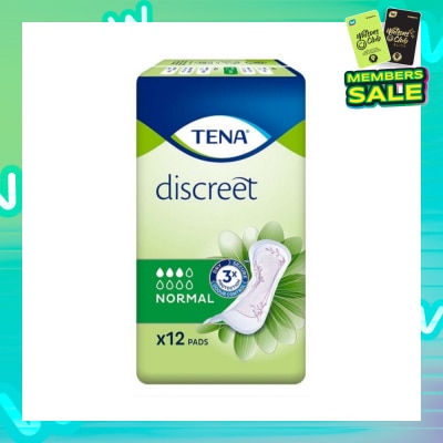 TENA TENA Discreet Normal Incontinence pad 12s