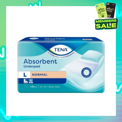 TENA TENA Absorbent Underpad Normal Size L (60cm - 75cm) 8s