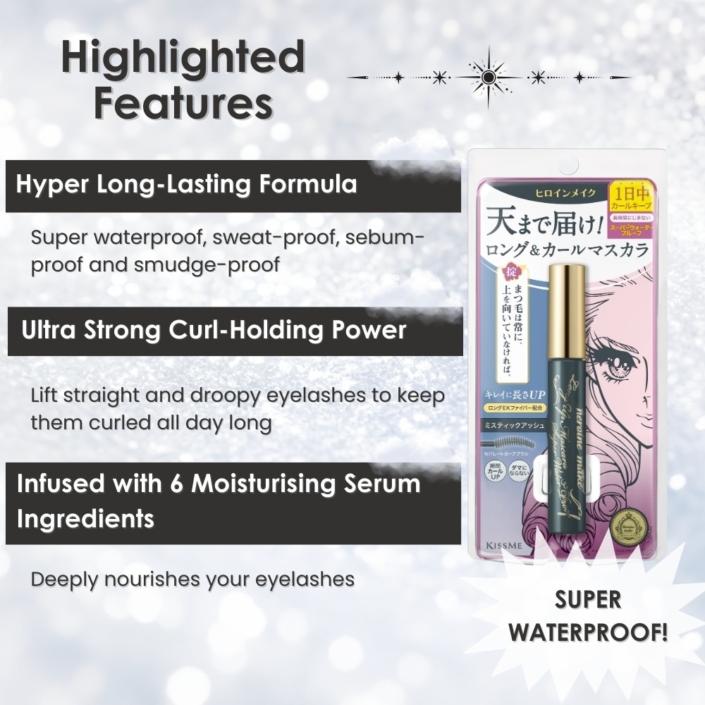 Long Up Super Waterproof Mascara 52 Mystic Ash 1s