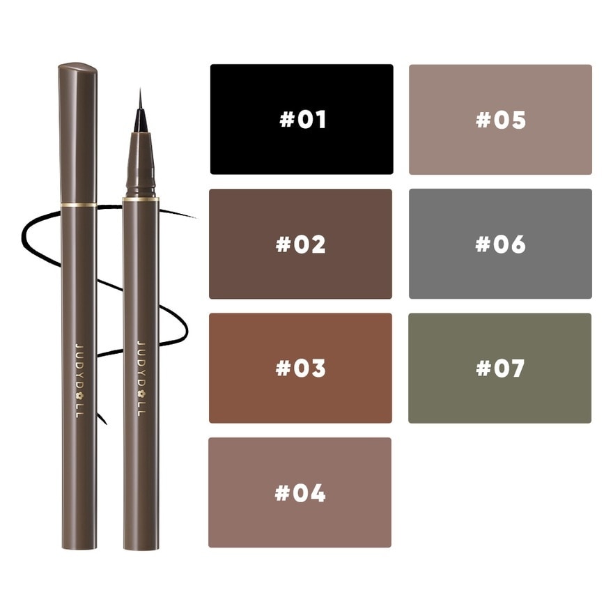 Slim Liquid Eyeliner 02 Deep Brown 1s