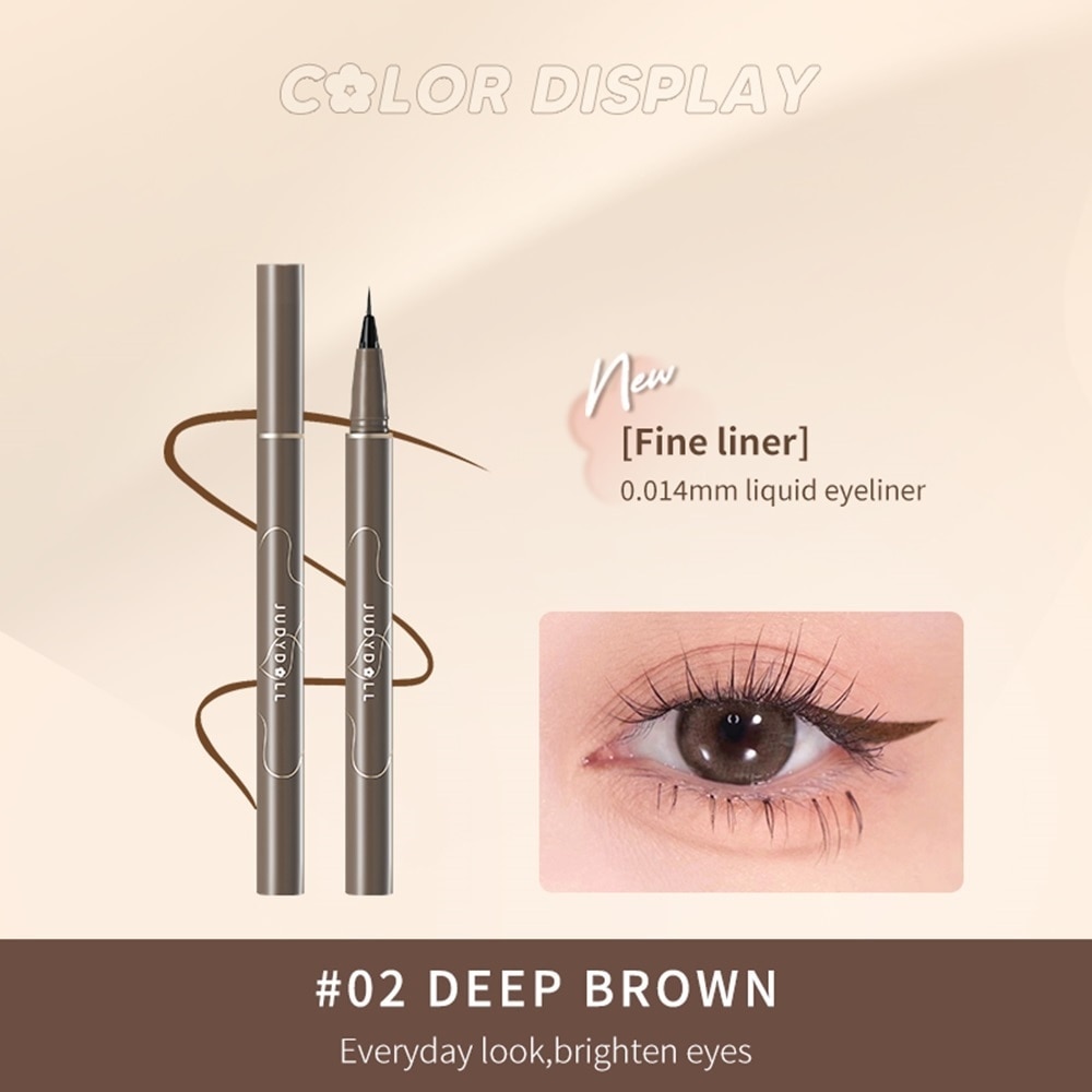 Slim Liquid Eyeliner 02 Deep Brown 1s