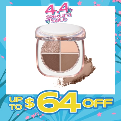 JUDYDOLL - Glazed 4-Colors Eyeshadow Palette 01 1s