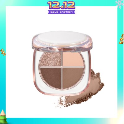 JUDYDOLL Glazed 4-Colors Eyeshadow Palette 01 1s (Expiry: May`2026)