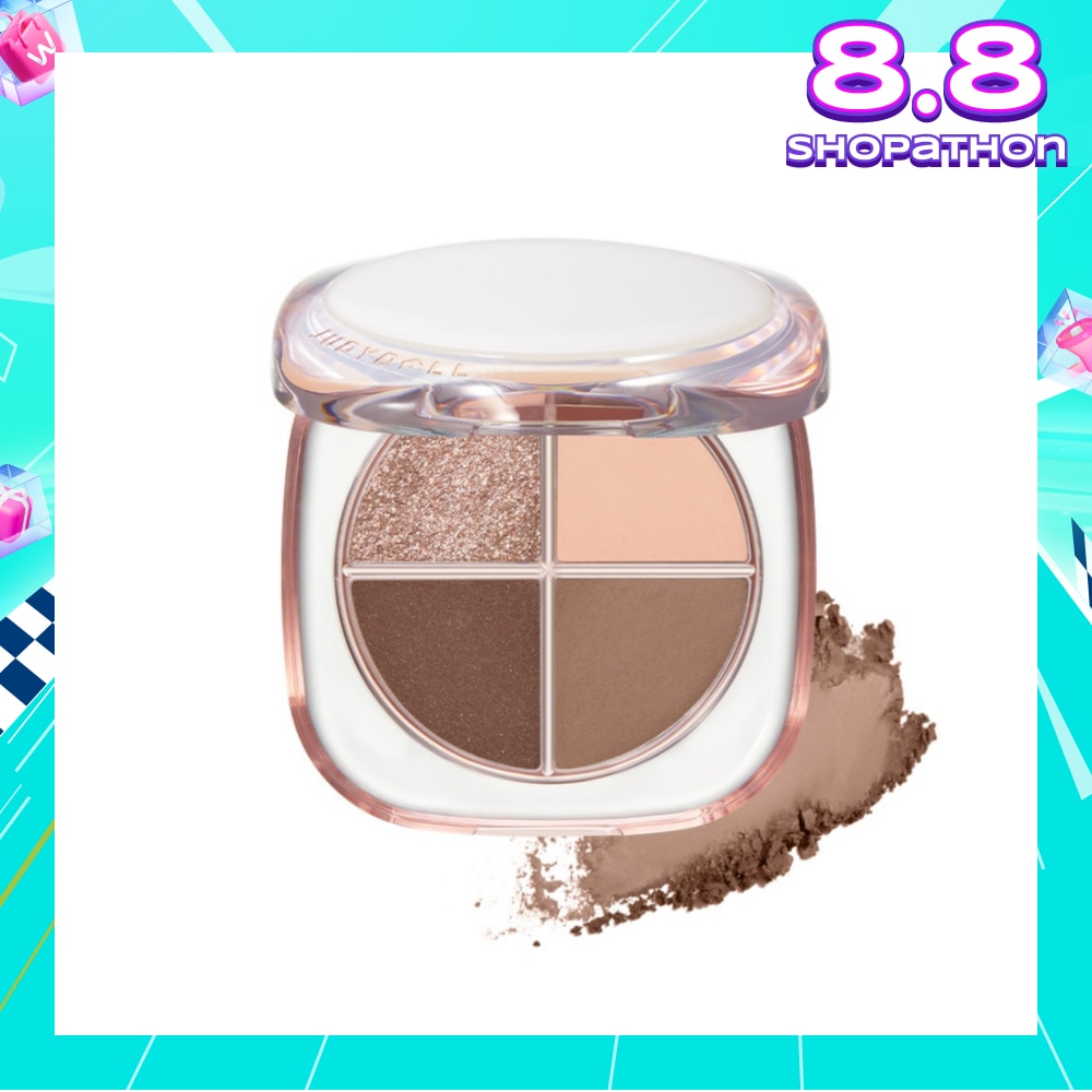 Glazed 4-Colors Eyeshadow Palette 01 1s
