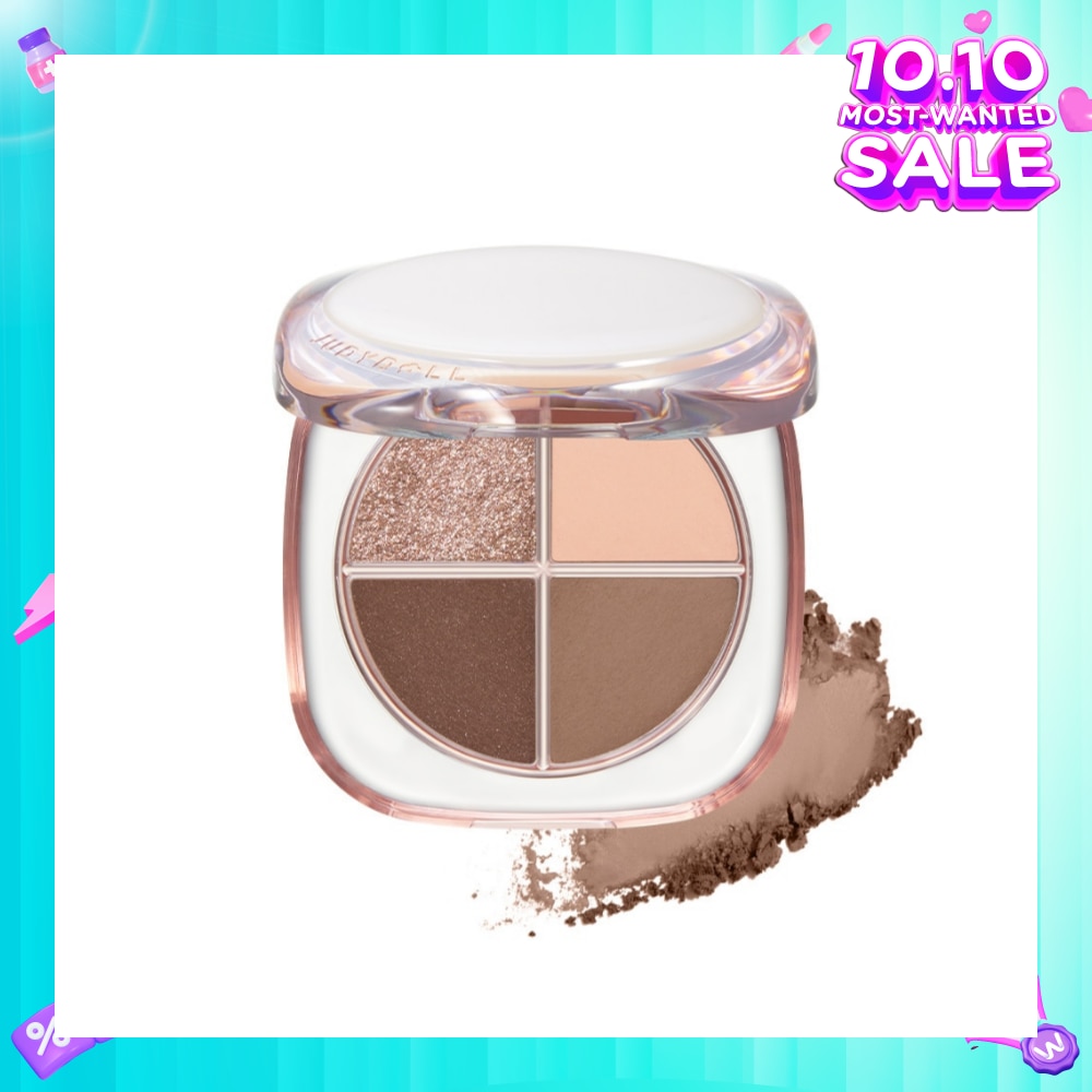 Glazed 4-Colors Eyeshadow Palette 01 1s (Expiry: May`2026)