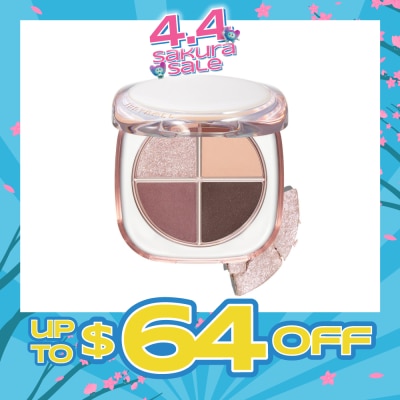 JUDYDOLL - Glazed 4-Colors Eyeshadow Palette 02 1s