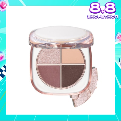 JUDYDOLL Glazed 4-Colors Eyeshadow Palette 02 1s