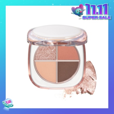JUDYDOLL Glazed 4-Colors Eyeshadow Palette 03 1s