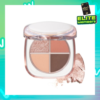 JUDYDOLL Glazed 4-Colors Eyeshadow Palette 03 1s
