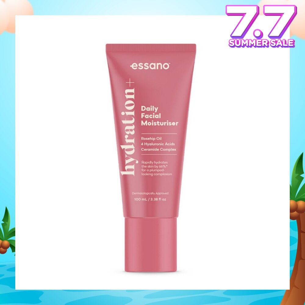Hydration+ Daily Facial Moisturiser (Rapid & Long Lasting Hydration) 100ml