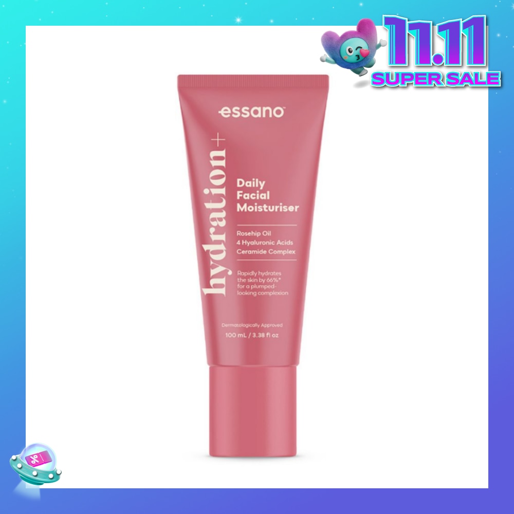 Hydration+ Daily Facial Moisturiser (Rapid & Long Lasting Hydration) 100ml