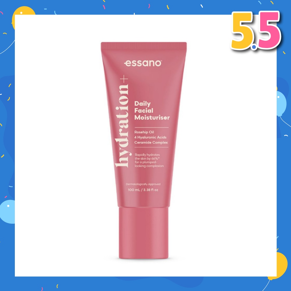 Hydration+ Daily Facial Moisturiser (Rapid & Long Lasting Hydration) 100ml