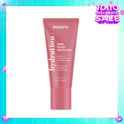 ESSANO Hydration+ Daily Facial Moisturiser (Rapid & Long Lasting Hydration) 100ml