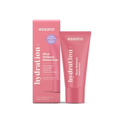 ESSANO Hydration+ Glow Defence Moisturiser (2-In-1 Moisturiser + Primer) 75ml