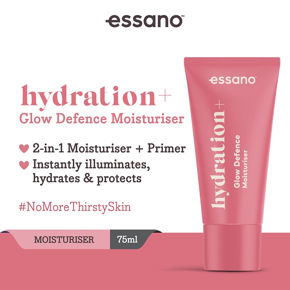 Hydration+ Glow Defence Moisturiser (2-In-1 Moisturiser + Primer) 75ml