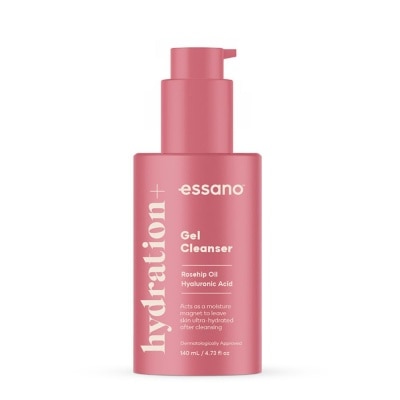 ESSANO Hydration+ Gel Cleanser (With Rosehip Oil & Hyaluronic Acid) 140ml