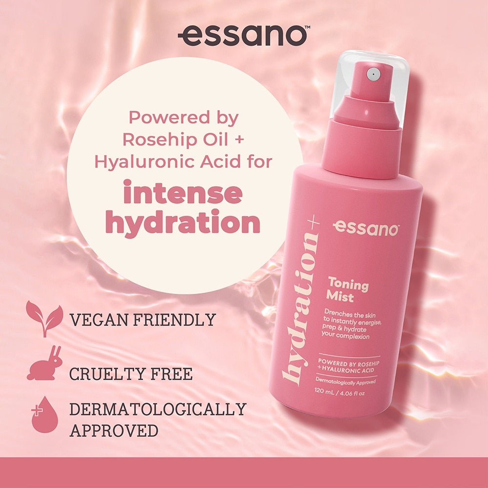 Hydration+ Toning Mist (To Revitalises Tired & Stressed Skin) 120ml