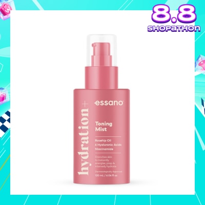 ESSANO Hydration+ Toning Mist (To Revitalises Tired & Stressed Skin) 120ml