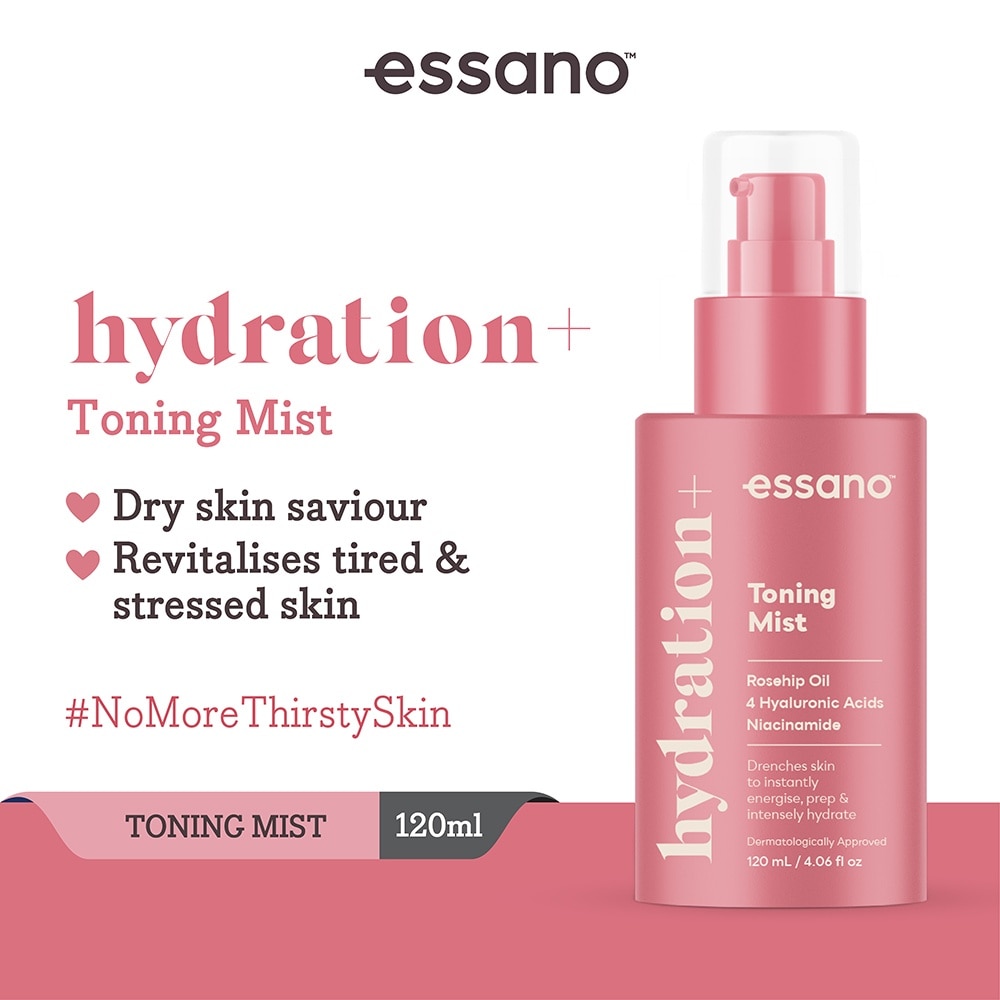 Hydration+ Toning Mist (To Revitalises Tired & Stressed Skin) 120ml